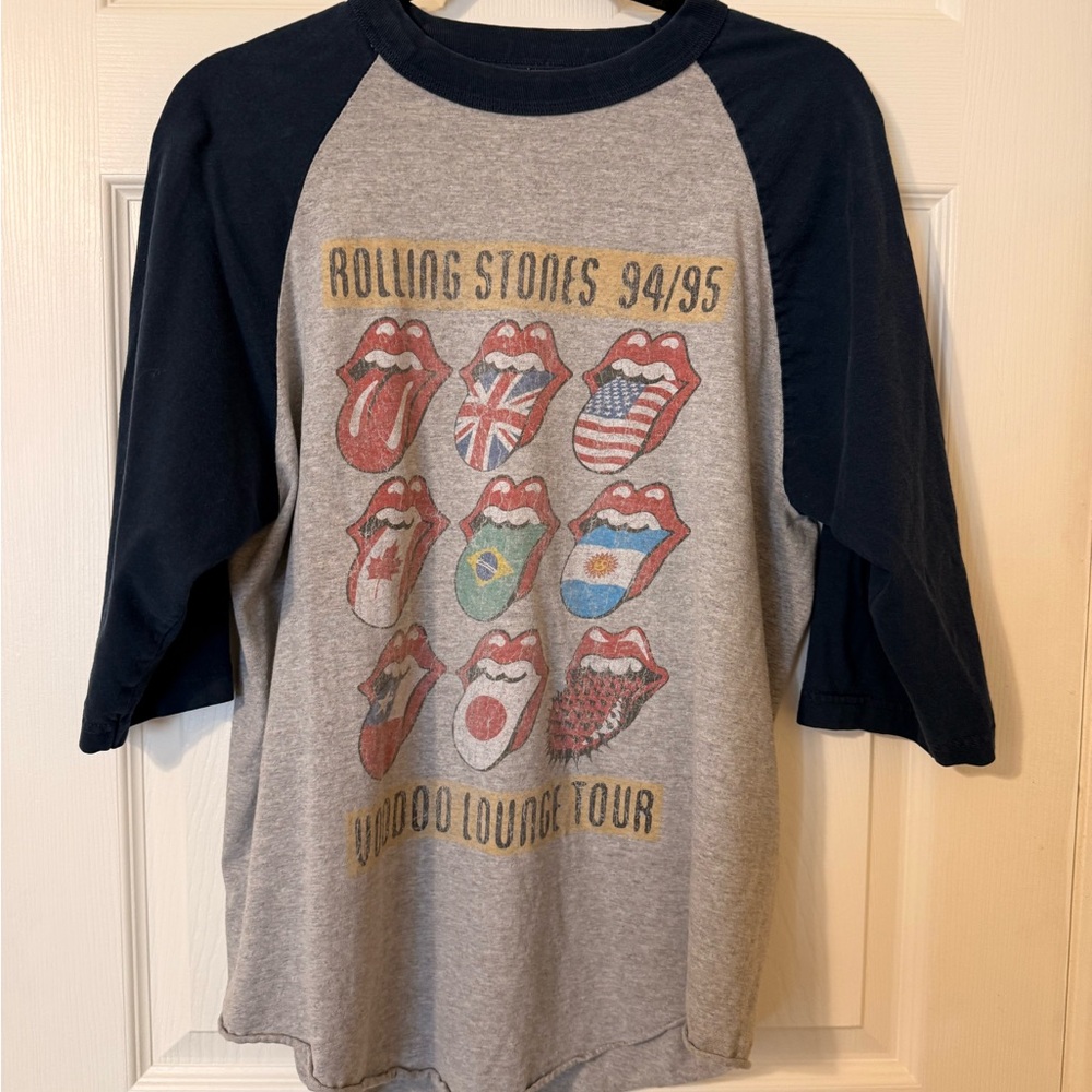 The Rolling Stones Tour Tee - Gray and Navy Blue